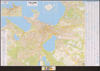 Tallinn 1:25000 turismikaart = tourist map