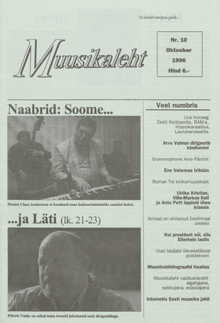 Muusikaleht ; 10 1996-10