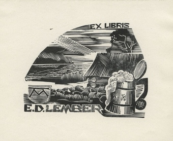 Ex libris E. D. Lember 