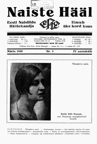 Naiste Hääl ; 3 1930-03