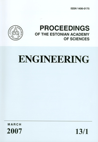 Engineering = Tehnikateadused ; 1 2007