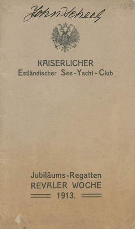 Revaler Woche, 1913 : Jubiläums-Regatten 