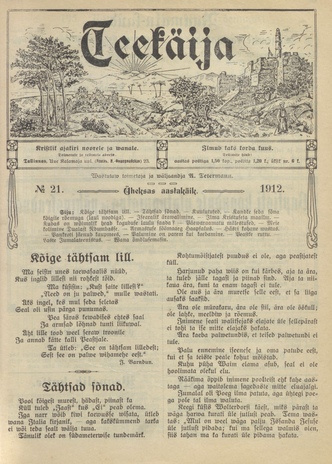 Teekäija : Eesti Baptisti Koguduse Ühenduse häälekandja ; 21 1912