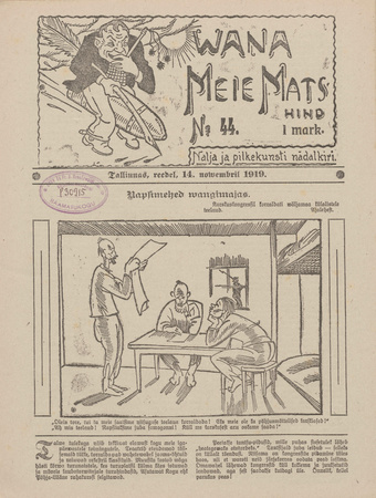 Vana Meie Mats : nalja- ja pilkekunsti nädalkiri ; 44 1919-11-14