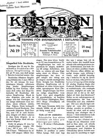 Kustbon ; 19 1924