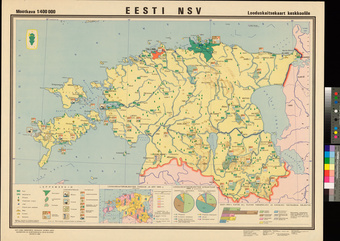 Eesti NSV : looduskaitsekaart keskkoolile 