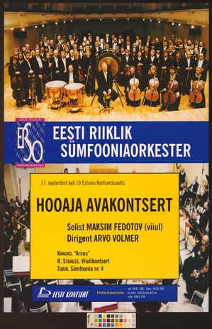 Eesti Riiklik Sümfooniaorkester : Maksim Fedotov, Arvo Volmer 