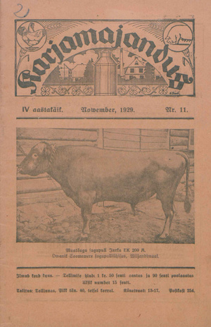 Karjamajandus ; 11 1929-11