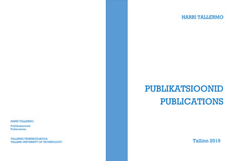 Harri Tallermo : 28.09.1929 - 03.02.2018 : publikatsioonid = Harri Tallermo : 28.09.1929 - 03.02.2018 : publications 