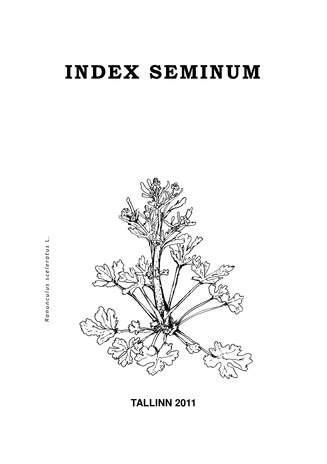 Index seminum anno 2010 collectorum quae Hortus Botanicus Tallinnensis pro mutua commutatione offert