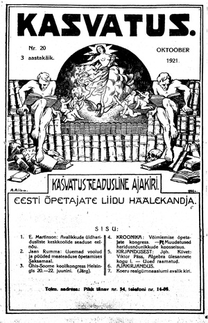 Kasvatus ; 20 1921-10