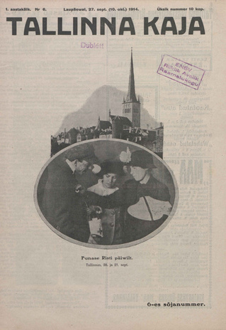 Tallinna Kaja : piltidega nädalakiri ; 6 1914-09-27