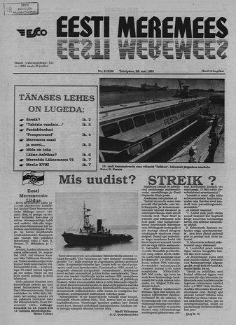 Eesti Meremees ; 8 1991