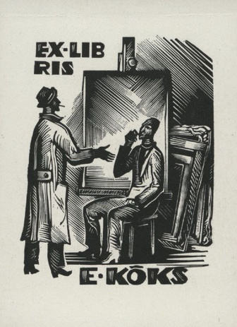 Ex-libris E. Kõks 