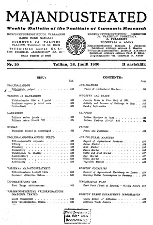 Majandusteated ; 30 1936-07-28