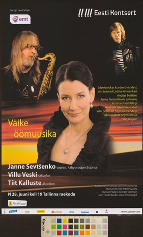 Väike öömuusika : Janne Ševtšenko, Villu Veski, Tiit Kalluste 