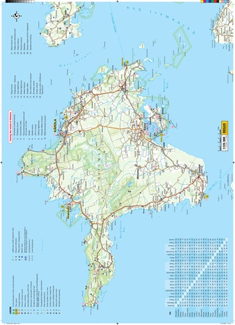 Hiiumaa island : tourist map 