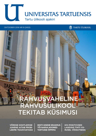 Universitas Tartuensis : UT : Tartu Ülikooli ajakiri ; 9 2016-10