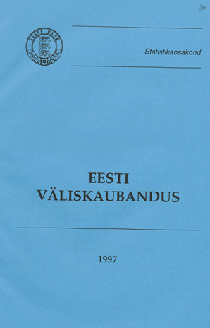 Eesti väliskaubandus ; 1997