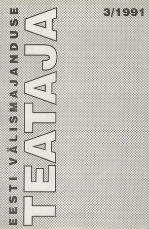 Eesti Välismajanduse Teataja ; 3 1991