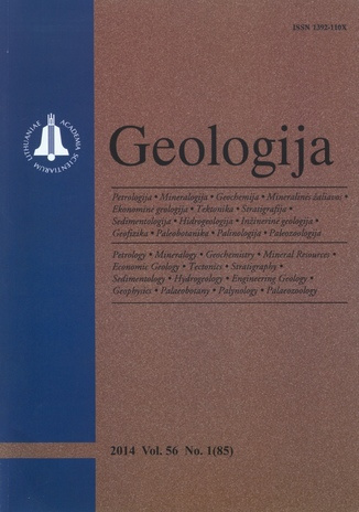 Geologija = Geology = Геология ; 56 2014