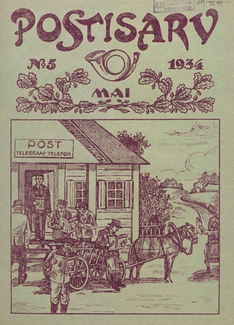 Postisarv : Tallinna peapostkontori postirahva häälekandja ; 5 (10) 1934-05