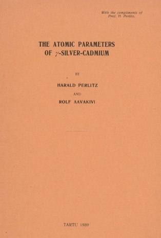 The atomic parameters of  γ-silver-cadmium