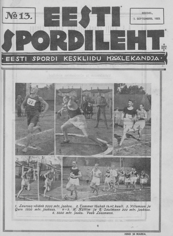 Eesti Spordileht ; 13 1923-09-07