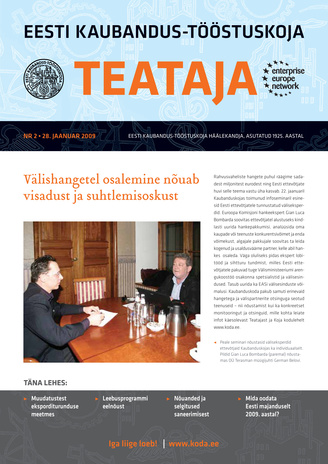 Eesti Kaubandus-Tööstuskoja Teataja ; 2 2009-01-28