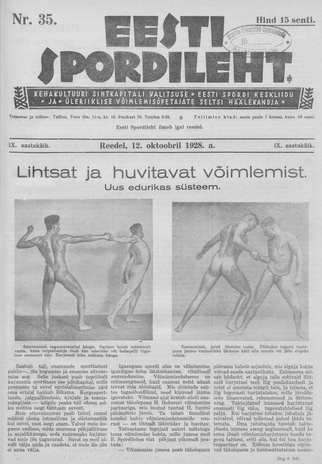 Eesti Spordileht ; 35 1928-10-12