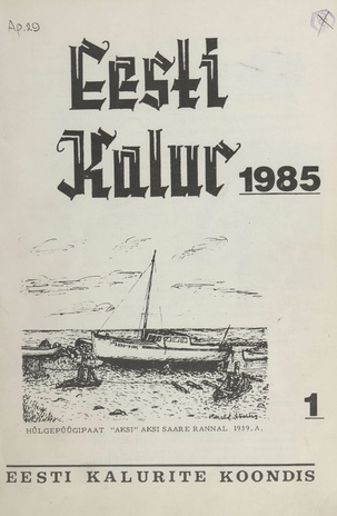 Eesti Kalur ; 1 1985-01