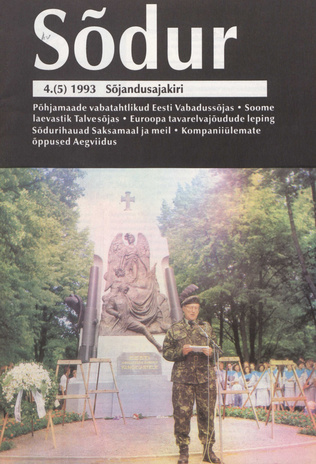 Sõdur : Eesti sõjandusajakiri ; 4(5) 1993