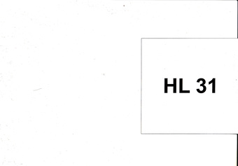 HL 31 : Eesti Muusikafondi heliarhiiv