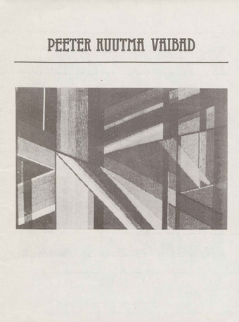 Peeter Kuutma vaibad : näituse kataloog