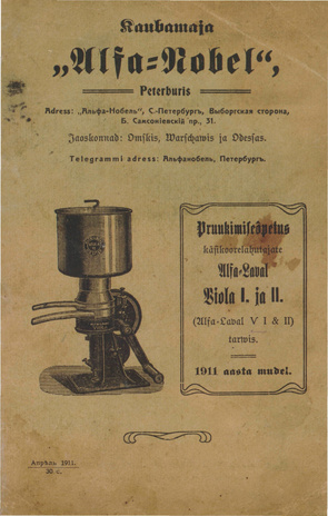 Pruukimiseõpetus käsikoorelahutajate Alfa-Laval Viola I ja II tarwis : 1911 aasta mudel