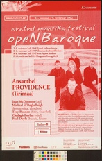 Avatud muusika festival Openbaroque : ansambel Providence 