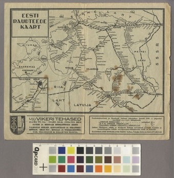 Eesti raudteede kaart