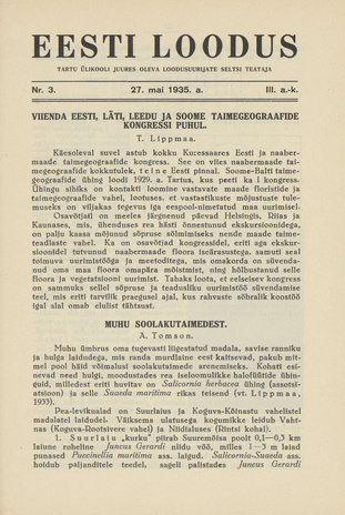 Eesti Loodus ; 3 1935-05-27