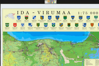 Ida-Virumaa 1:75000 : [valdade kaart] 