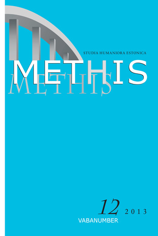 Methis. Studia humaniora Estonica ; 12 2013