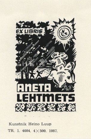 Ex libris Aneta Lehtmets 