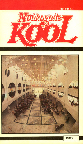 Nõukogude Kool ; 1 1988
