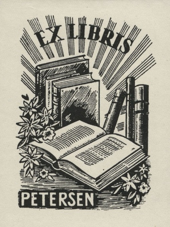Ex libris Petersen 