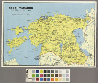 Eesti Vabariik = Republic of Estonia 