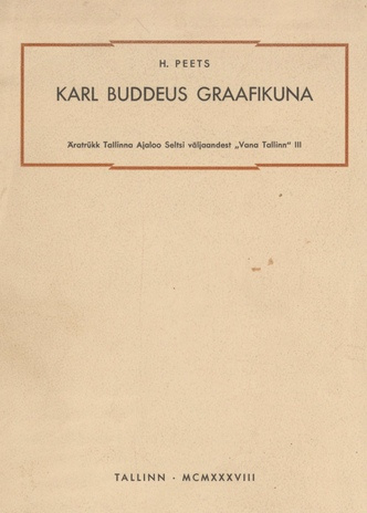 Karl Buddeus graafikuna