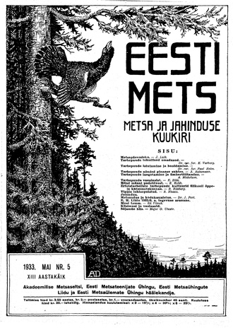 Eesti Mets ; 5 1933