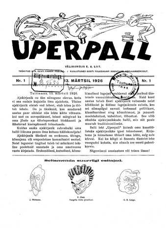 Uperpall ; 1 1926-03-13
