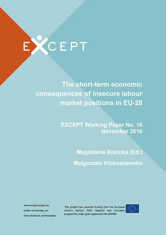The short-term economic consequences of insecure labour market positions in EU-28