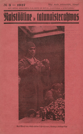 Naistööline ja talunaisterahvas ; 3 1927