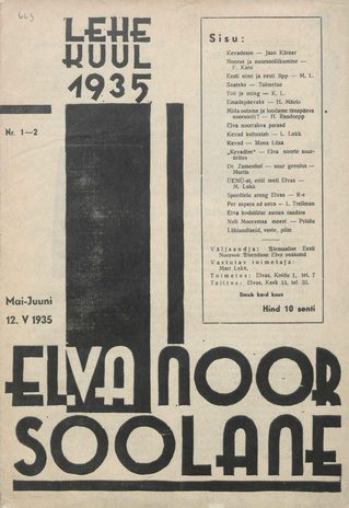 Elva Noorsoolane ; 1-2 1935-05-12